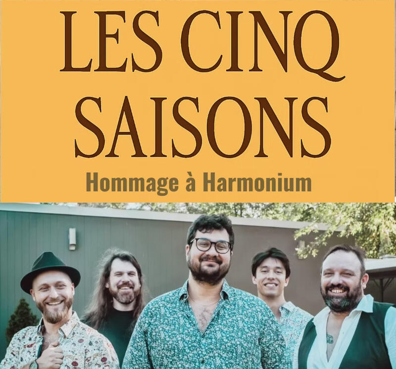Plongez au cœur de l'univers poétique et intemporel d'Harmonium avec Les Cinq Saisons, un spectacle hommage qui revisite l'œuvre de ce groupe mythique. Démo vidéo